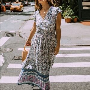 Spell & the Gypsy Dahlia Midi Dusty Blue